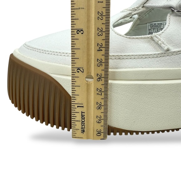 UGG EZ-DUZZIT T-Strap Platform Mary Jane Sneakers White Size 8.5 Preppy Coquette - Picture 9 of 16